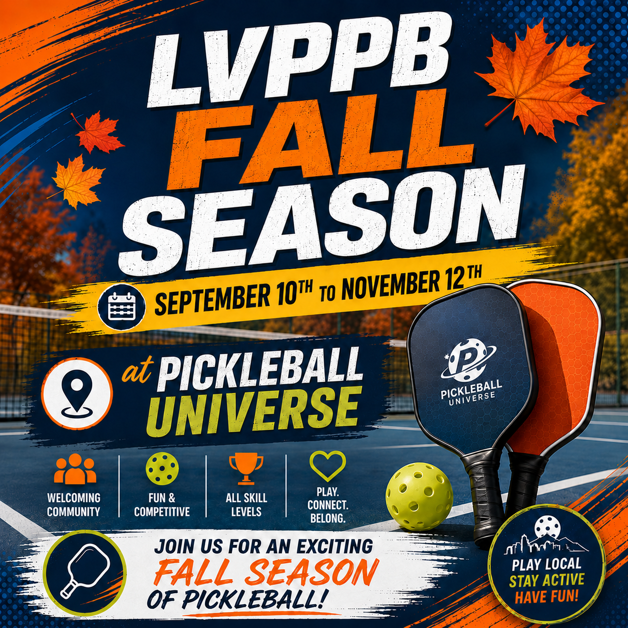 LVPPB Fall Season 2026 🏓